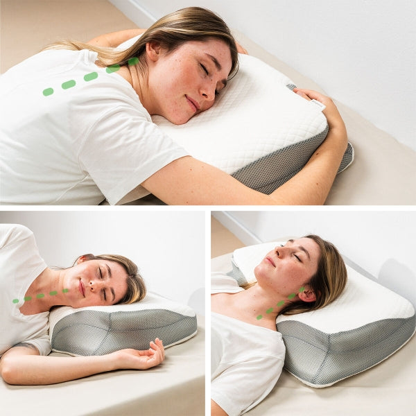 Ergonomisches Nackenstützkissen 3-in-1