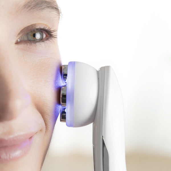 Ansiktsmassasjeapparat 6-i-1 - Fototerapi og elektrostimulering