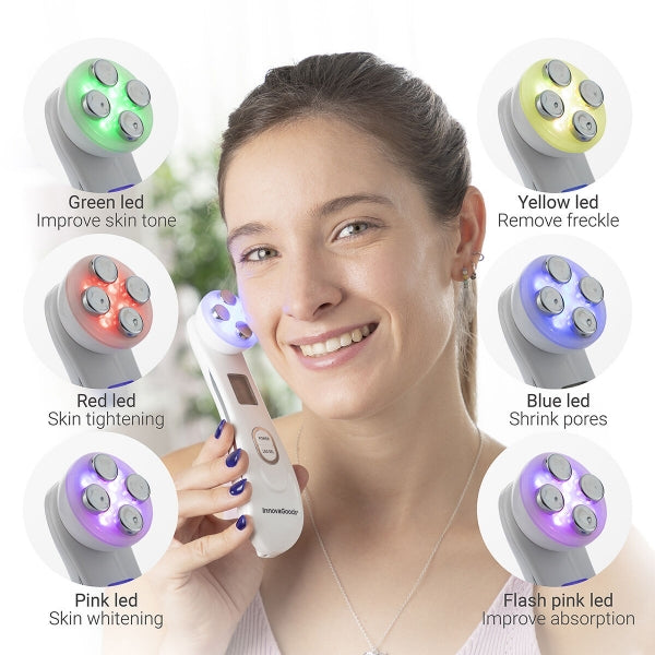 6-in-1 Facial Massager - Foot Therapy & Electro Stimulation