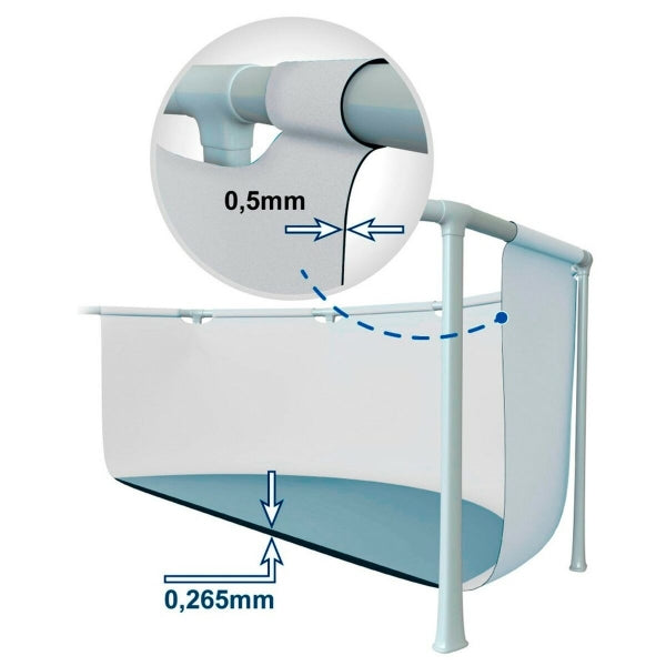 Allas - Taitettava Prism Frame - 305 x 76 x 305 cm