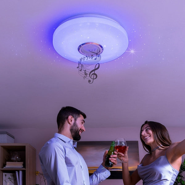 LED Ceiling Lamp with Speaker