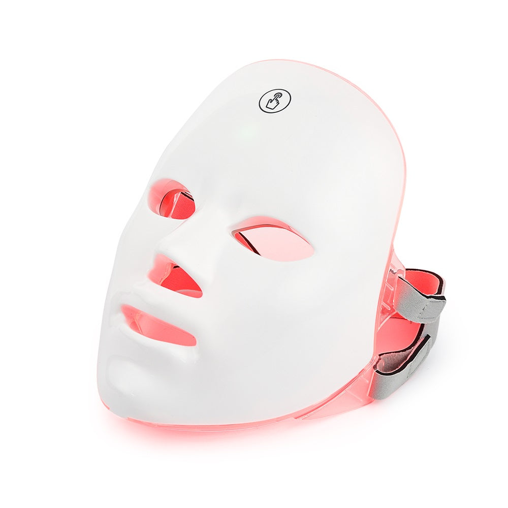 Ansiktsmask - Rödljusterapi - 7 färger