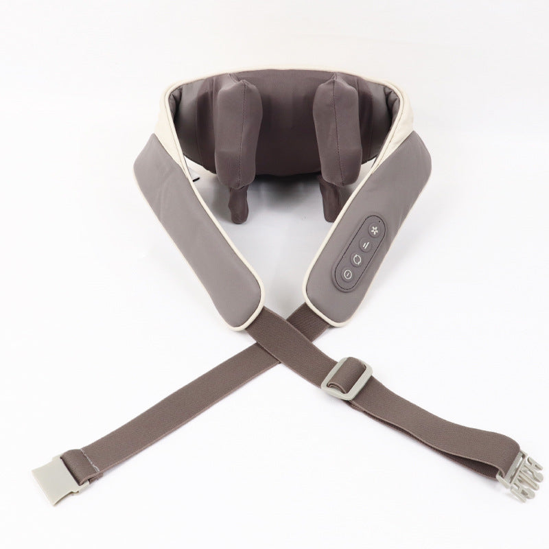 Massage device Neck - Shiatsu 5D - White/Gray