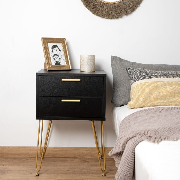 Nightstand Moa Black