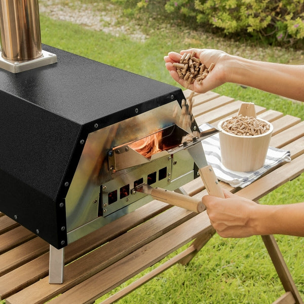 Pellet-fired Pizza Oven