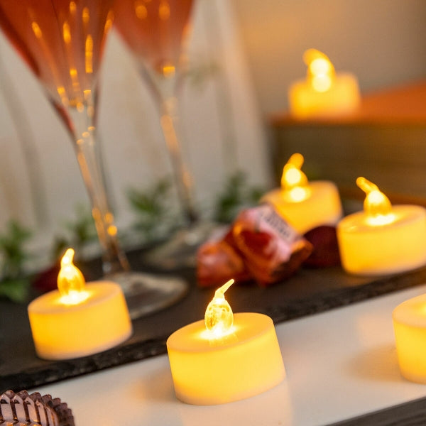 LED tealight candles Set - 12 pieces