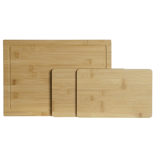 Natural Bamboo Cutting Board - 3 pieces