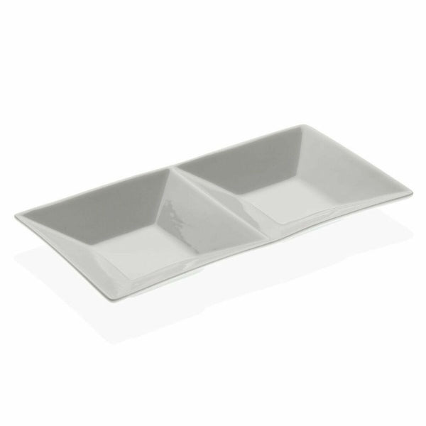 White Porcelain Snack Plate