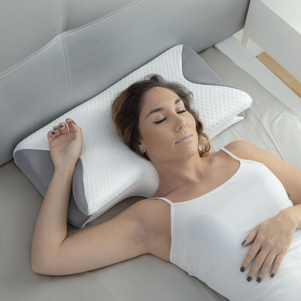 Viscoelastic Pillow - With Ergonomic Contours