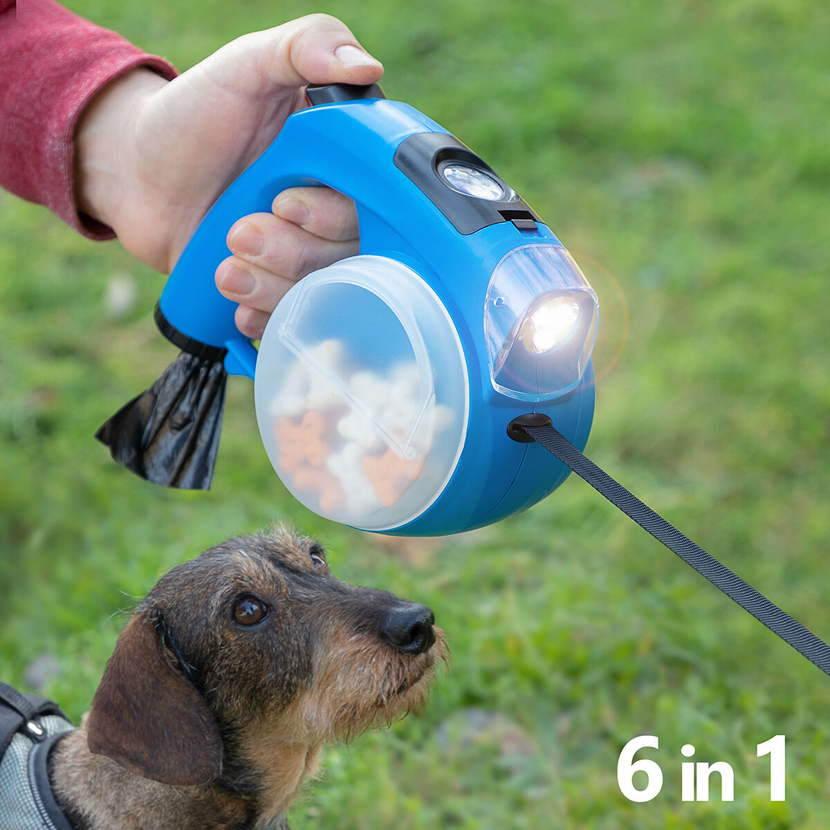 Retractable Dog Leash 6-in-1