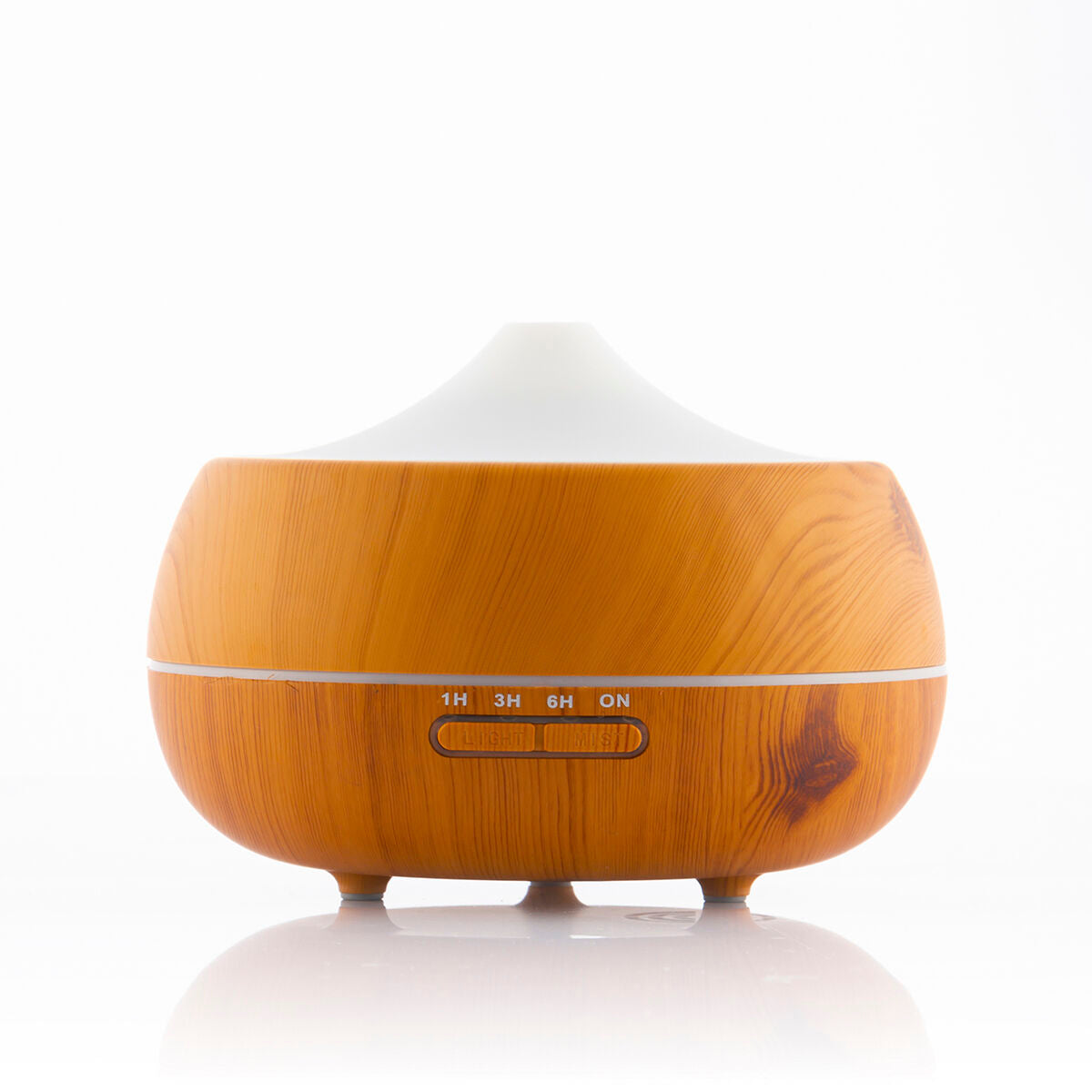 Diffuser & Humidifier With Multicolored LED Wooden-Effect