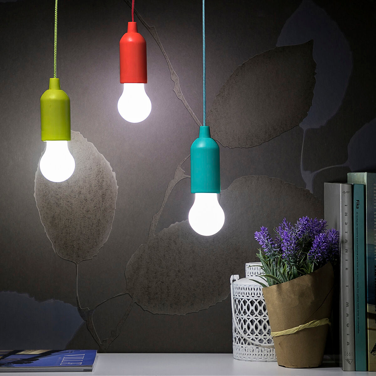 Bunte tragbare LED-Lampe