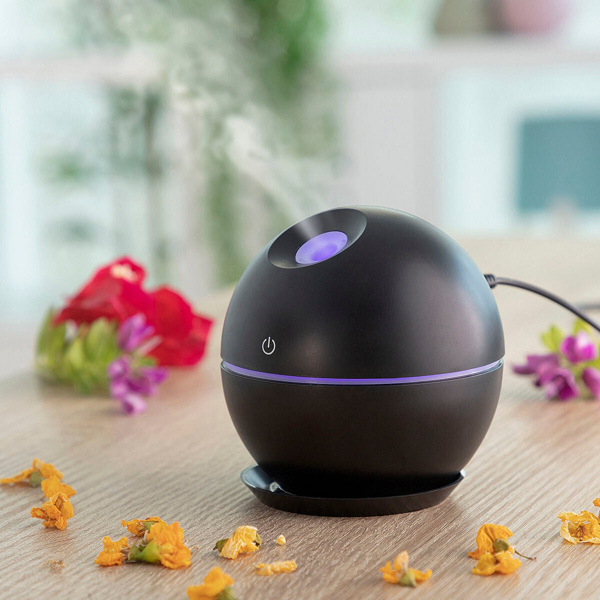 Mini Luftbefeuchter & Aroma Diffuser Schwarz