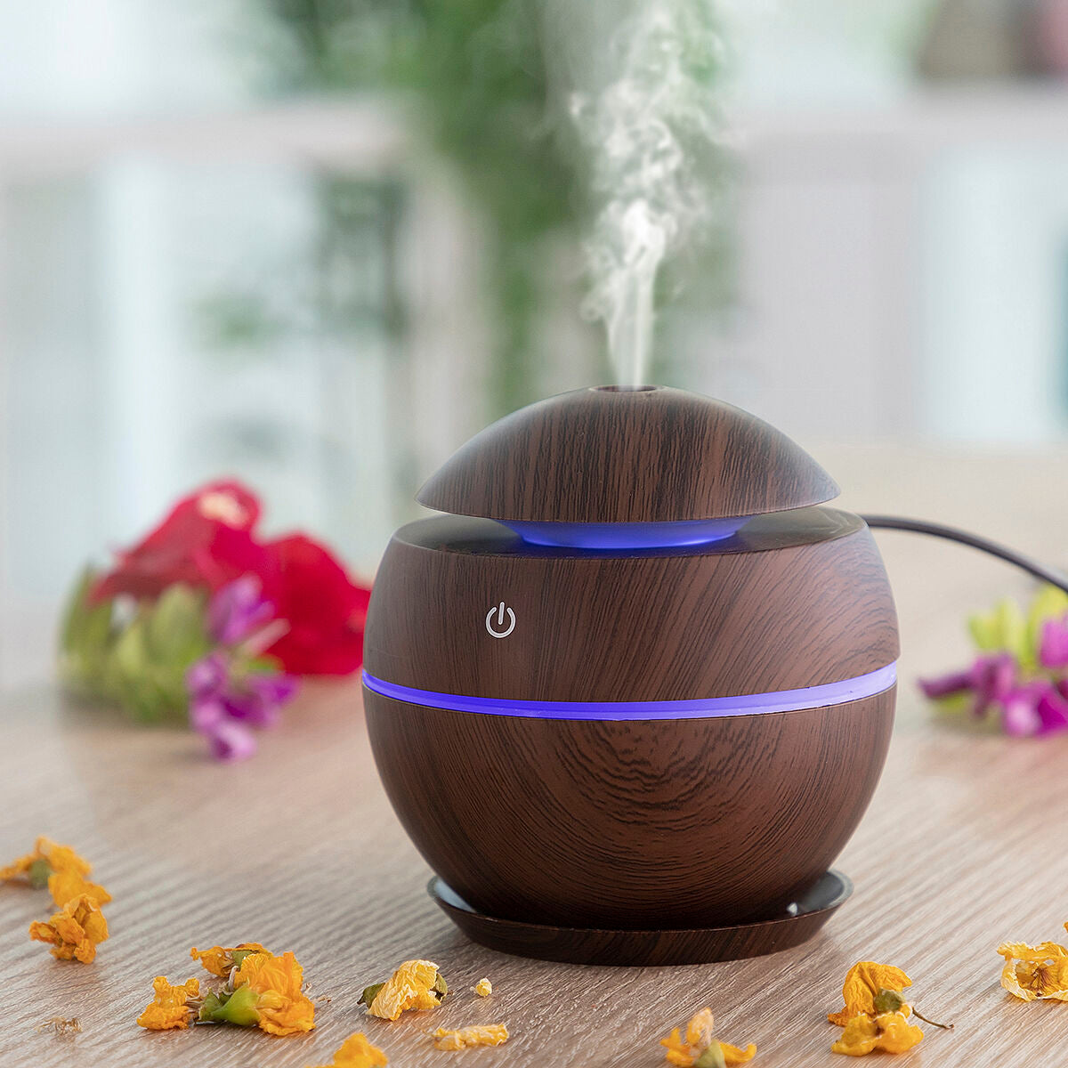 Mini humidifier & Fragrance diffuser Dark Walnut