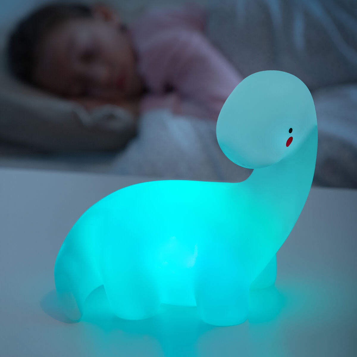 Multicolored Dinosaur LED Lamp