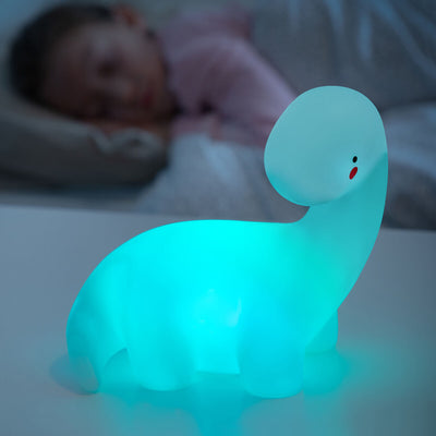 LED-lampa Flerfärgad Dinosaurie