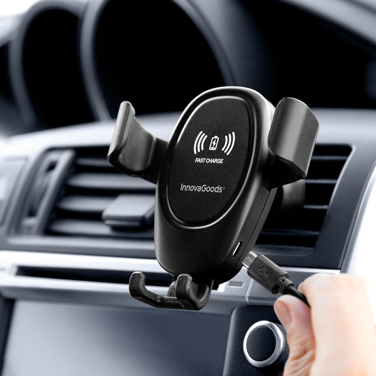 Car Mount With Wireless Charger