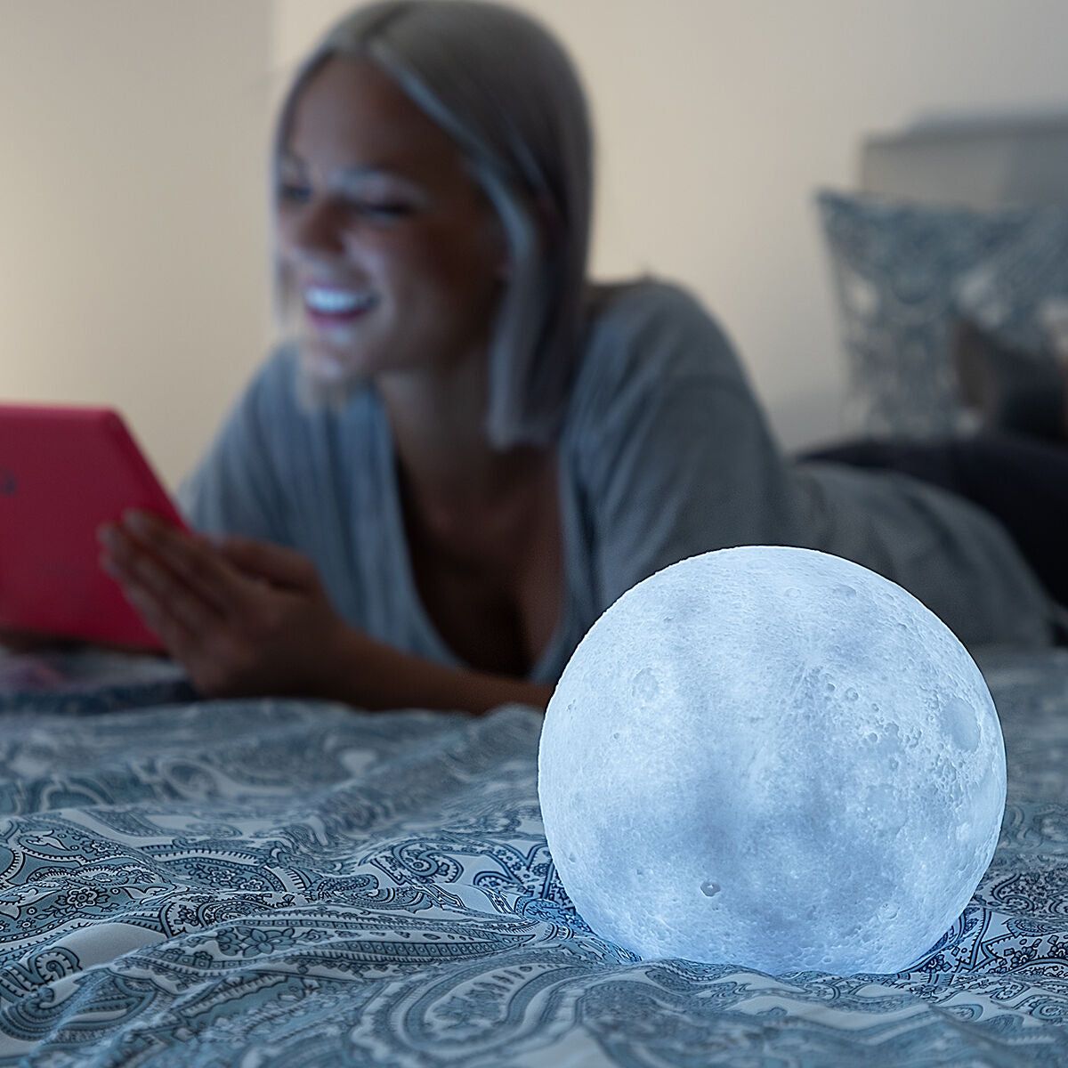 Mond-LED-Lampe