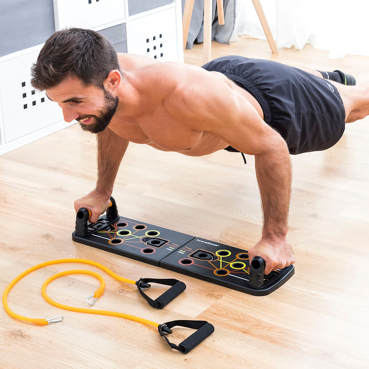 Training Board With Resistance Bands & Training Guide