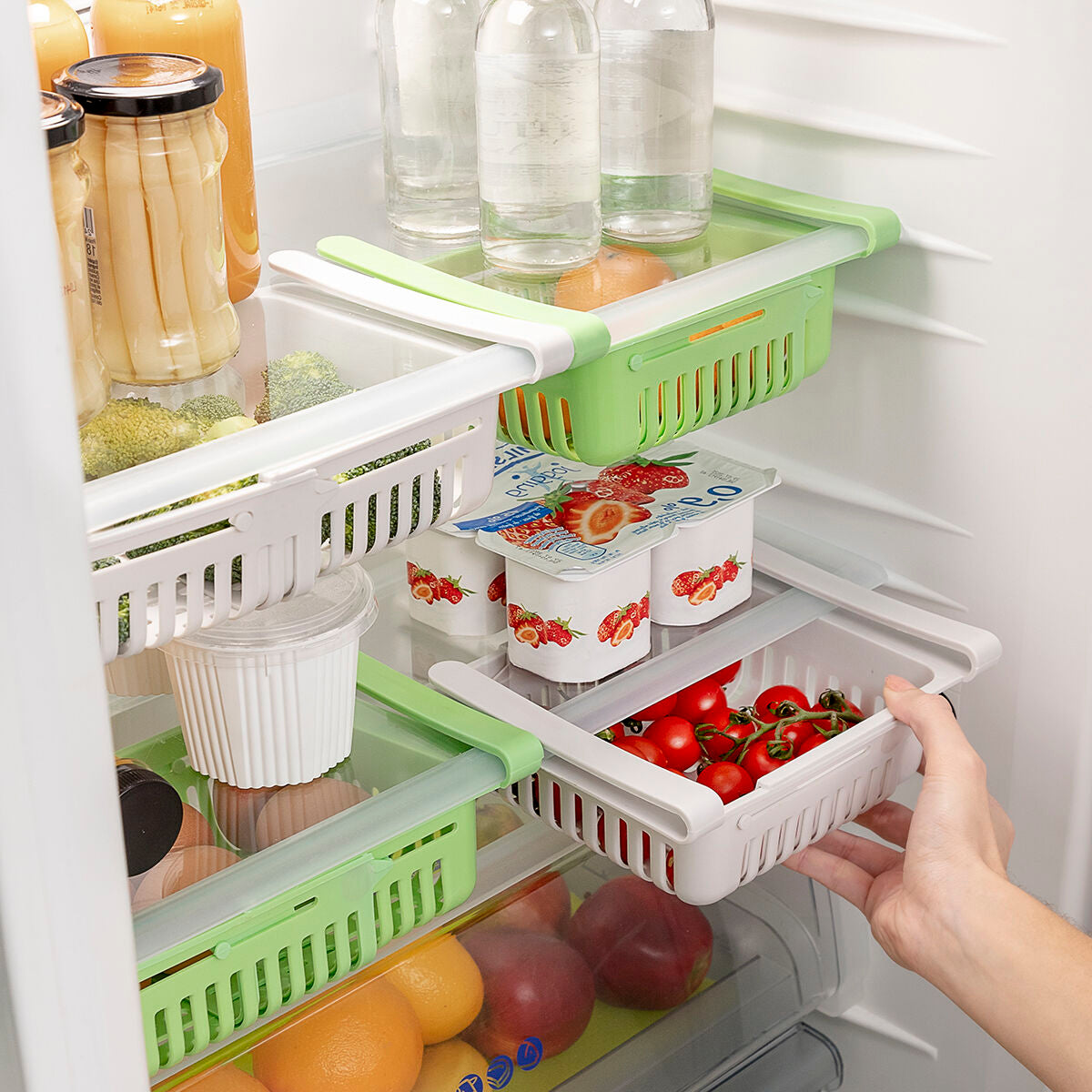 Adjustable Refrigerator Organization