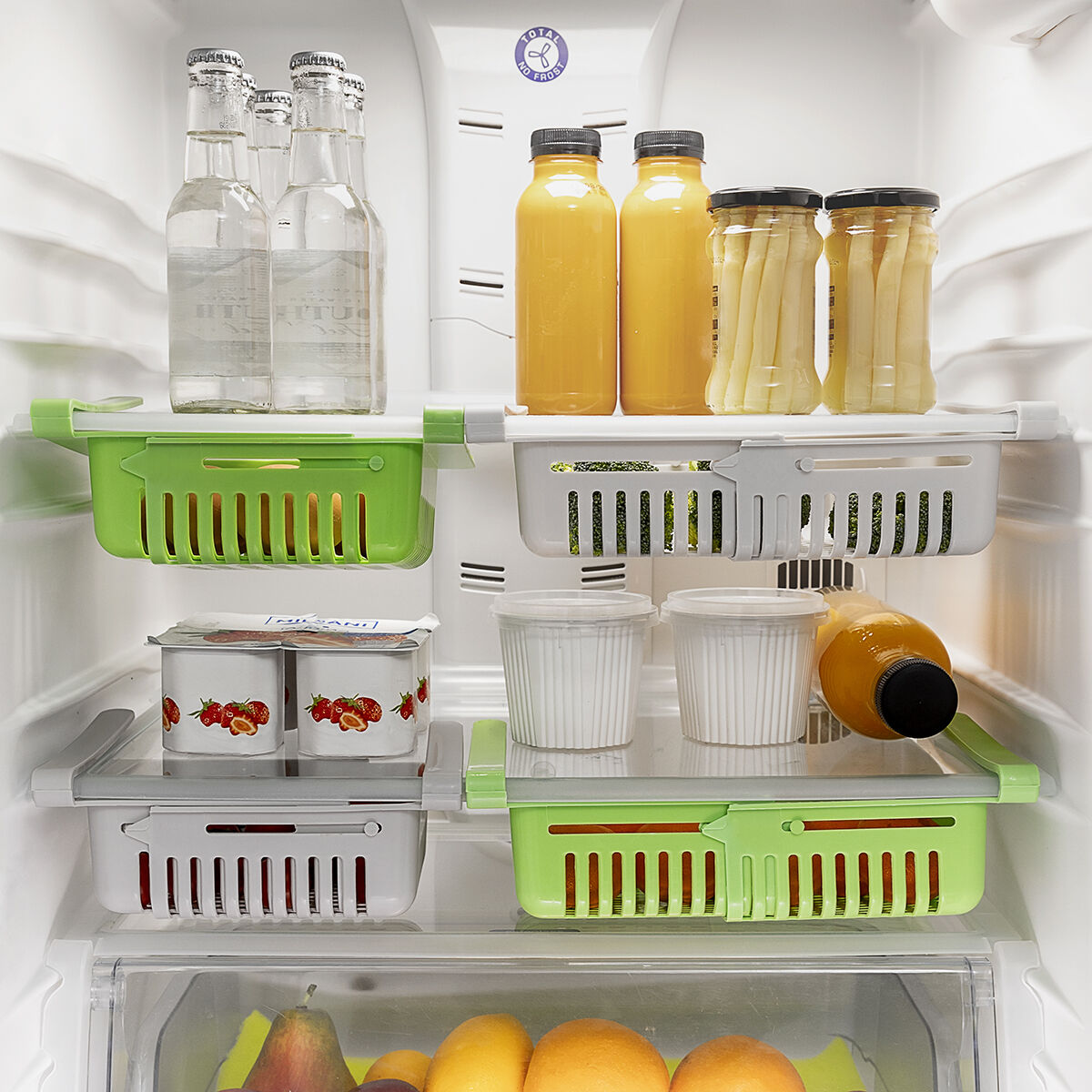 Adjustable Refrigerator Organization