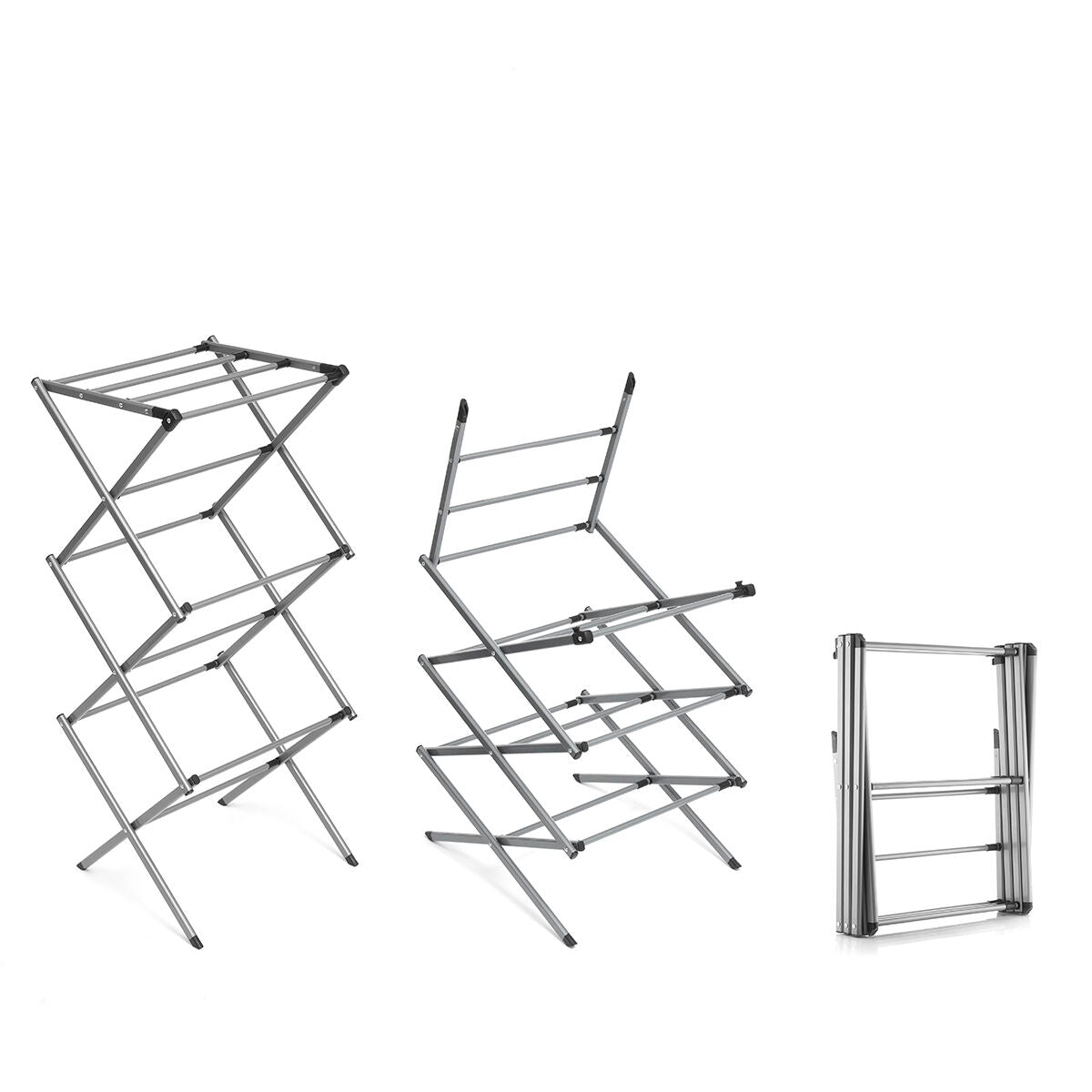 Foldable & Extendable Drying Rack - 3 height levels