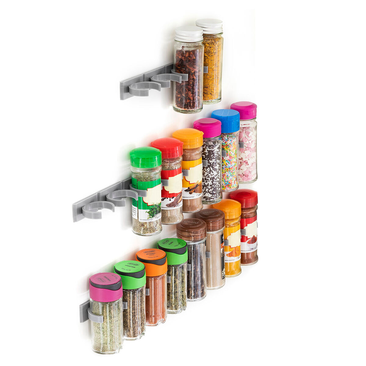 Self-adhesive & Organizable Spice Rack x20