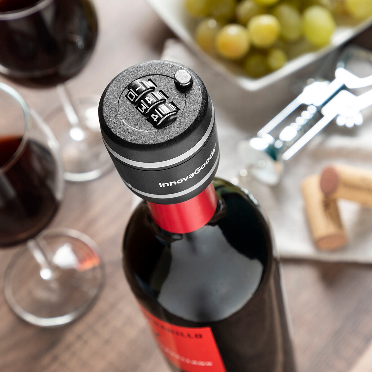 Lock for Wine Bottles