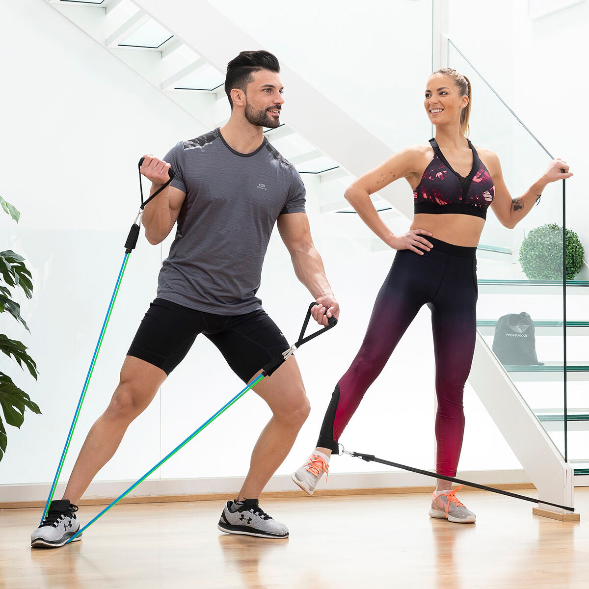 Resistance Band Set with Accessories & Training Guide