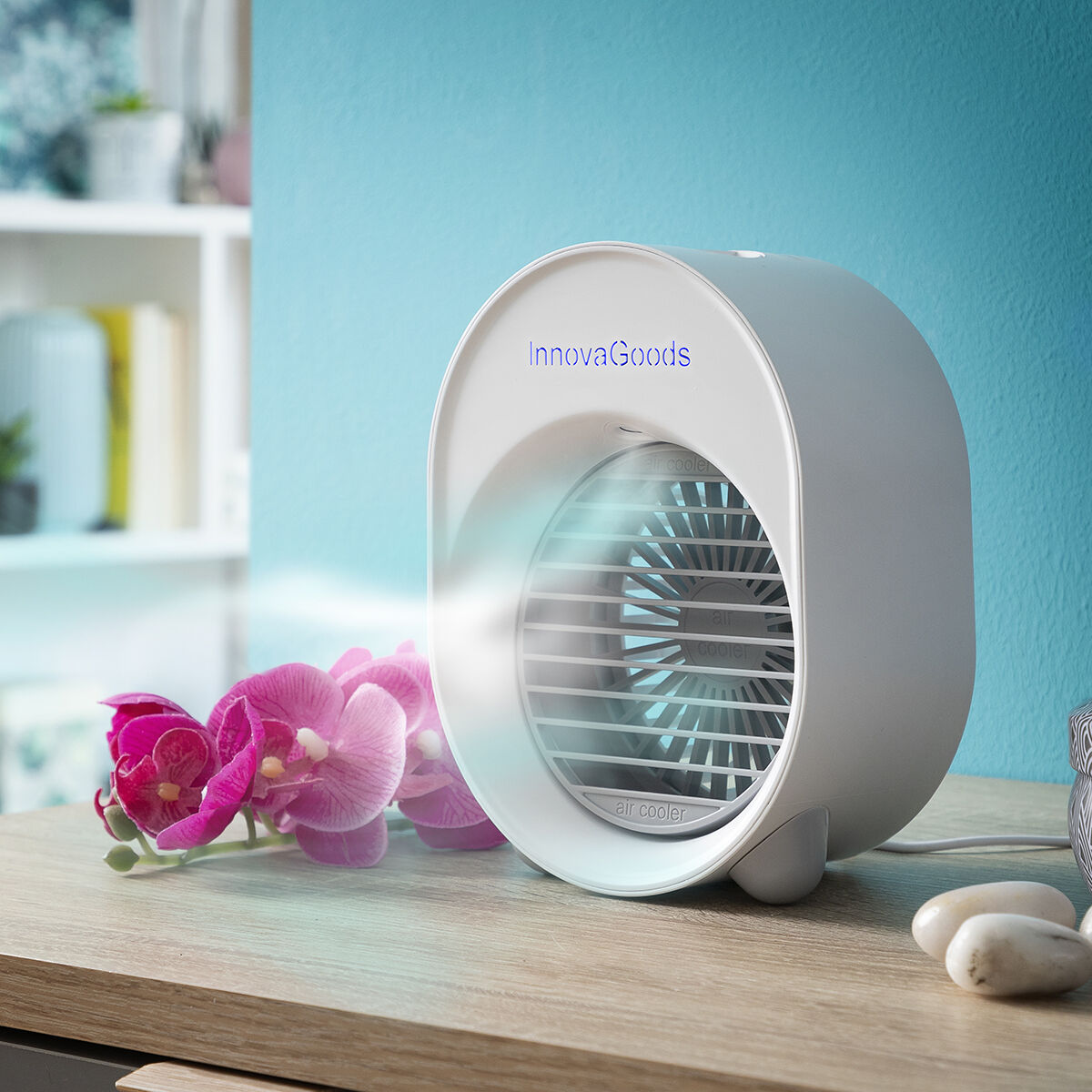 Mini Ultrasonic Air Cooler LED