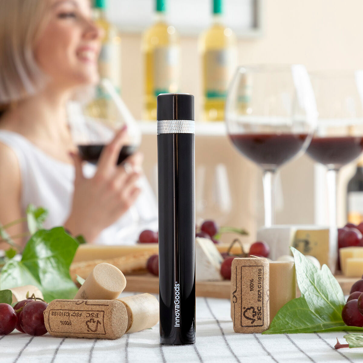 Air Pressure Corkscrew for Wine