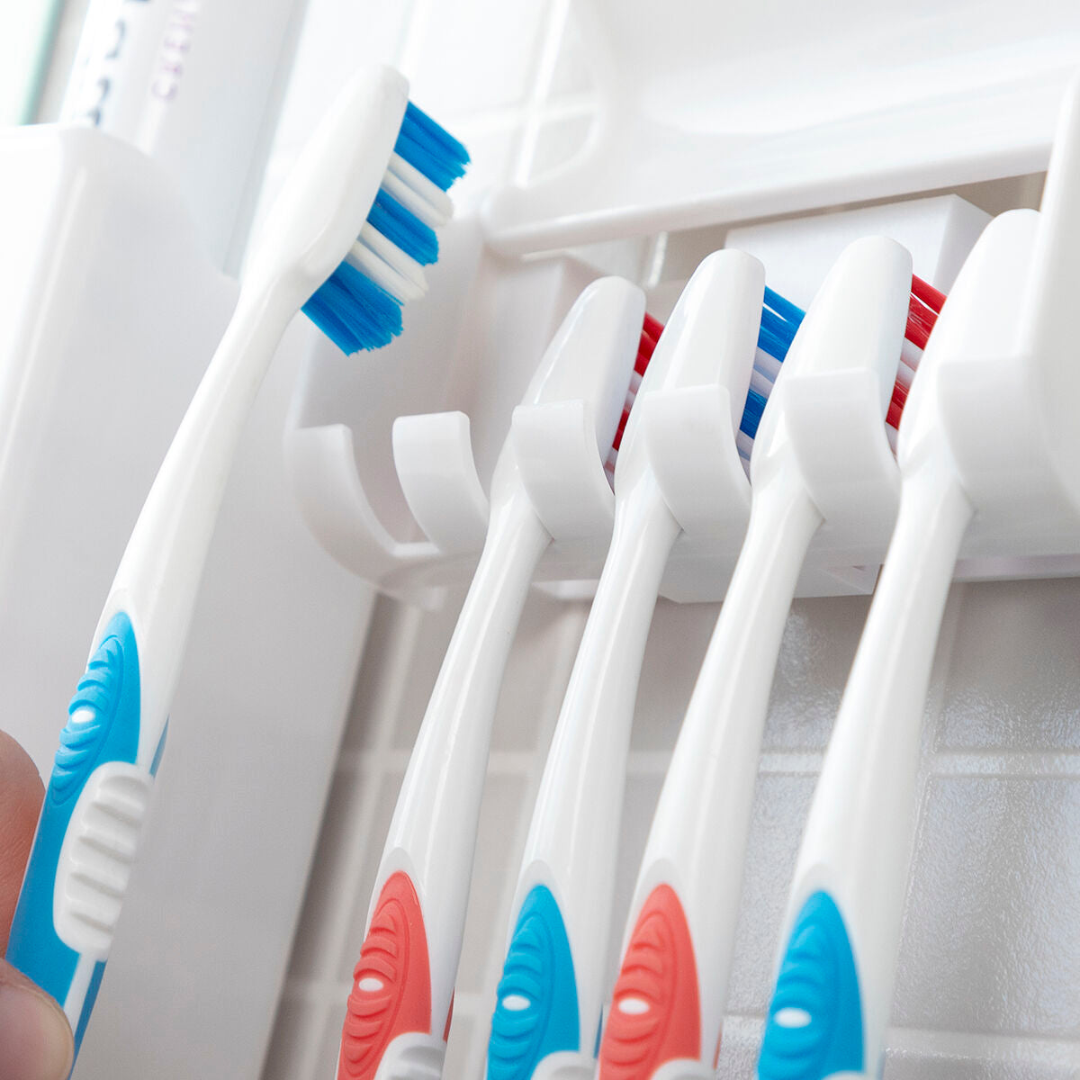 Tandpasta dispenser & Tandbørsteholder