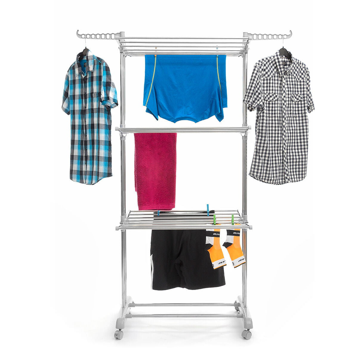 Vertical & Foldable Drying Rack - 24 Bars