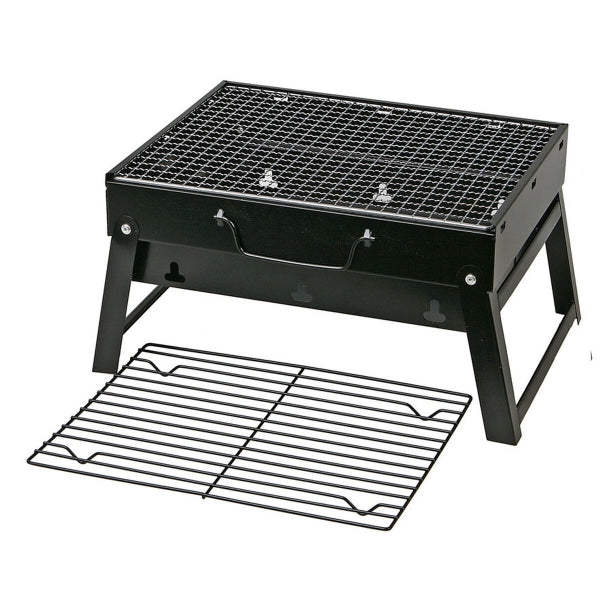 Charcoal Grill Camping Portable Black