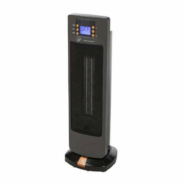 Electric Ceramic Tower Heater 2000W Black