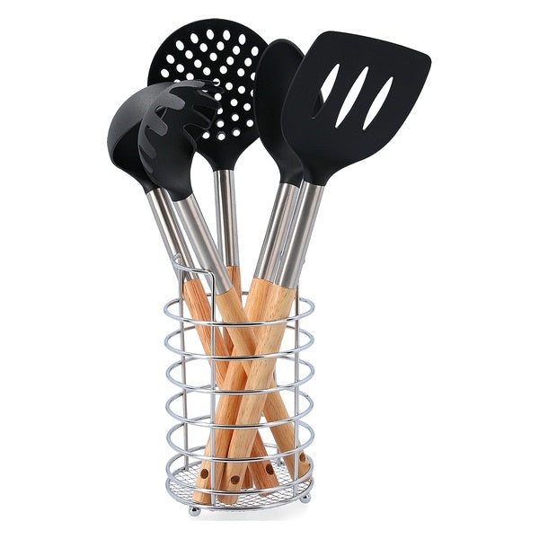 Kitchen Utensils Set Black - 6 pieces