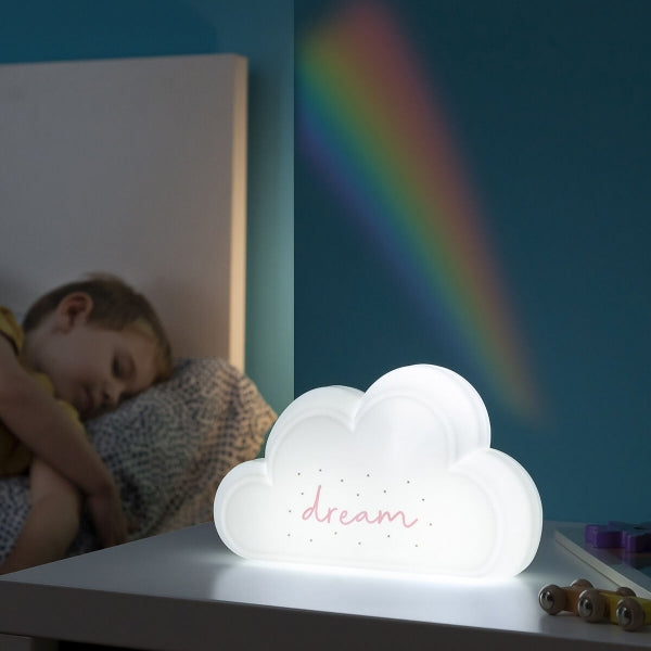 LED-Lampe mit Regenbogenprojektor