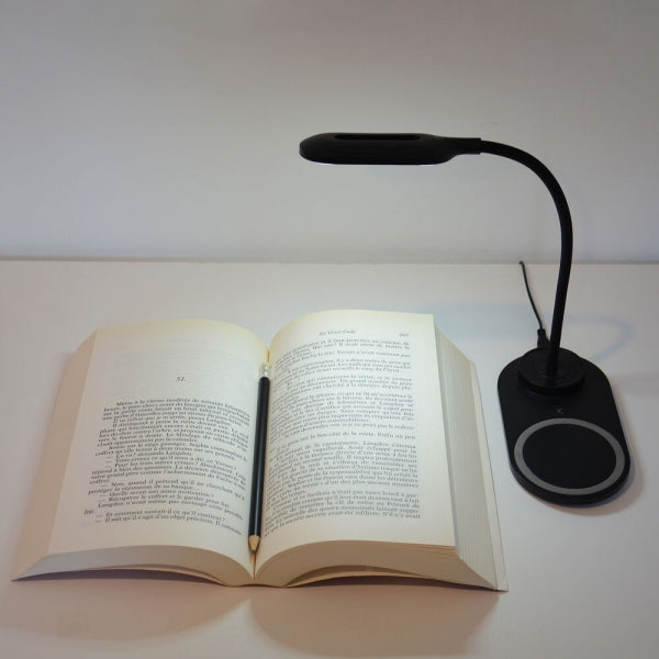 Skrivbordslampa LED Svart