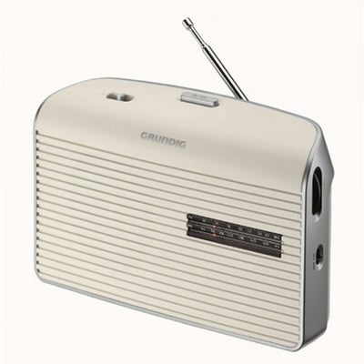 Radio Werkt op batterijen AM/FM Donkergrijs/Lichtgrijs/Wit
