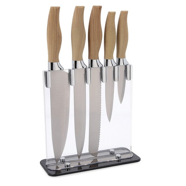 Kitchen Knives & Holder Set - 5 pieces