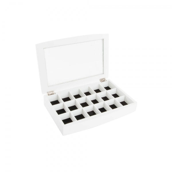 Romantic Jewelry Box White Velvet