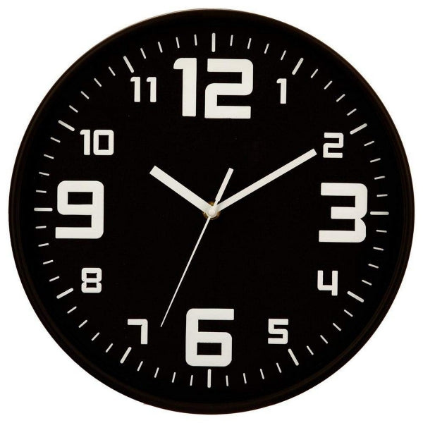 Wall Clock Nina Black