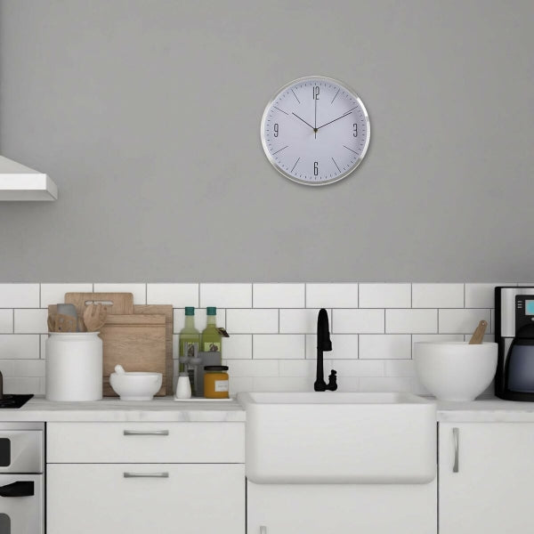 Wall Clock Leon White