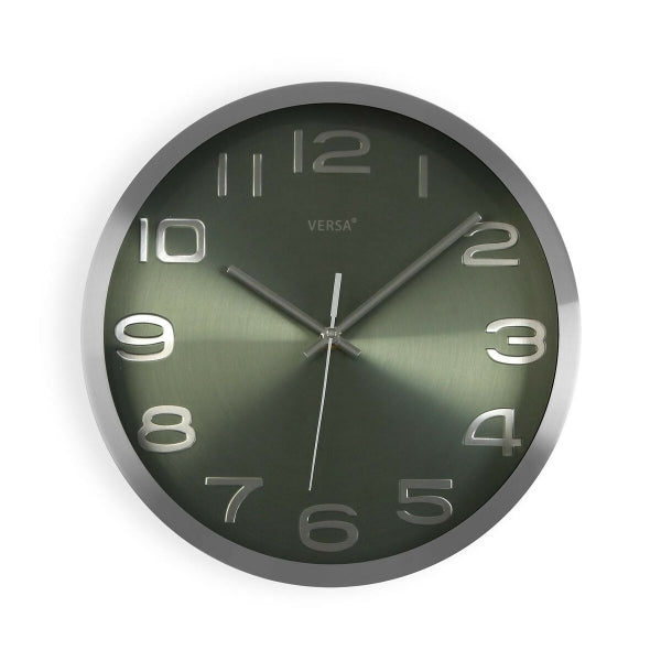 Wall Clock Ylva - Green/Orange